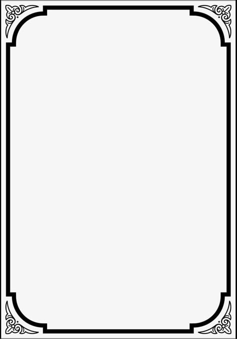 Black Frame PNG - black, black clipart, border, border texture ...