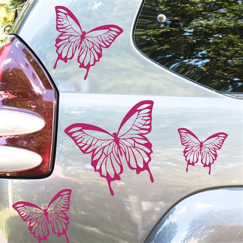 Butterfly vinyl decals Car decals Butterflies 4-pack | Etsy