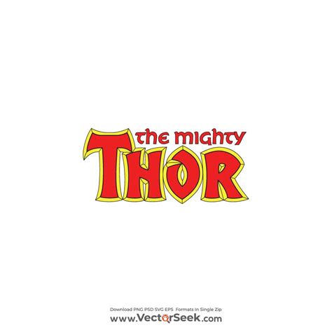 Mighty Thor Comic Logo Vector - (.Ai .PNG .SVG .EPS Free Download)