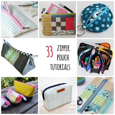 s.o.t.a.k handmade: thirty three easy to follow zipper pouch tutorials