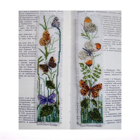 Butterflies Bookmark Scheme, Cross-stitch Bookmarks, Bookmark Scheme ...