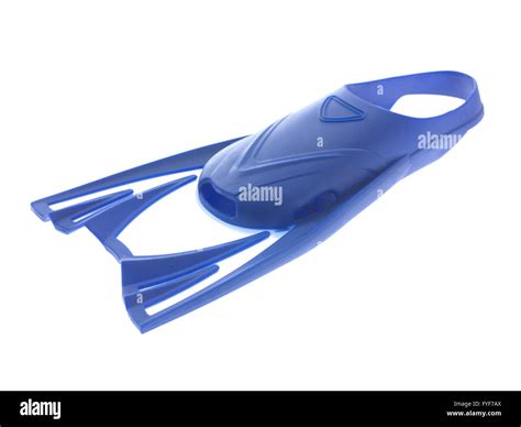 Swimming flippers isolated against a white background Stock Photo - Alamy