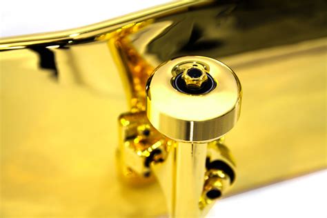 Gold Plated Skateboard – Skate and Annoy