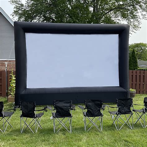 OZIS 16Ft Inflatable Outdoor Projector Movie Screen - Blow up Mega ...