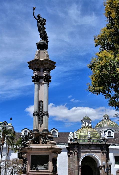 Independence Monument at Plaza Grande in Quito, Ecuador - Encircle Photos