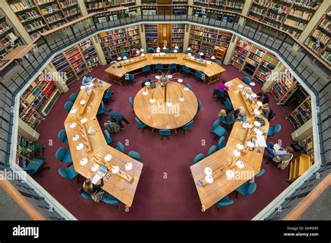 Domed reading room, Maughan Library, King's College London, London, United Kingdom Stock Photo ...