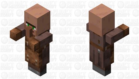 Villager Plains Leatherworker with arms 1.14 Minecraft Mob Skin