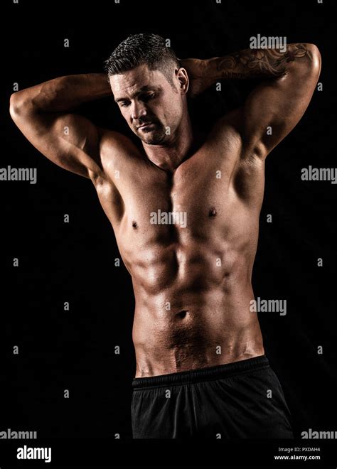 Gym toned body hi-res stock photography and images - Alamy