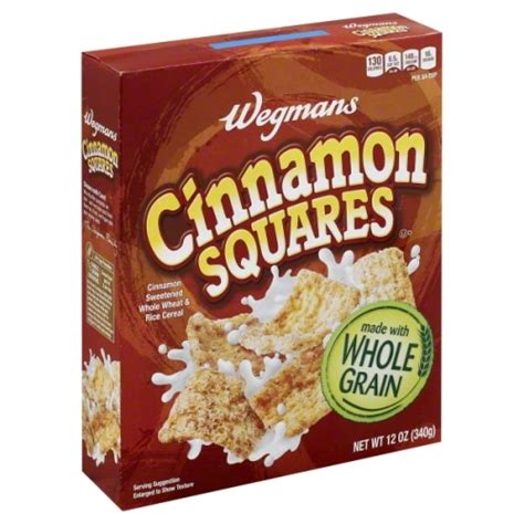 Cinnamon Squares Cereal from Wegmans | Nurtrition & Price