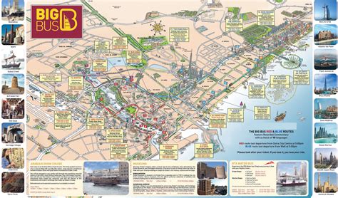 Detailed Map Of Dubai