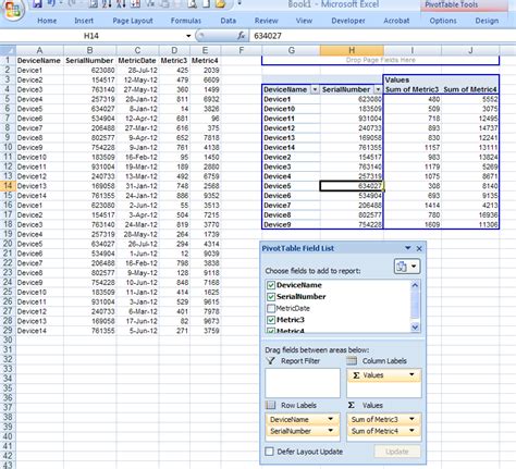 Excel 2007 - Pivot Tables and Multiple Text Values - Super User