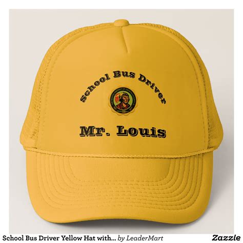 School Bus Driver Yellow Hat with Chief Osceola | Zazzle.com | School bus, School bus driver ...