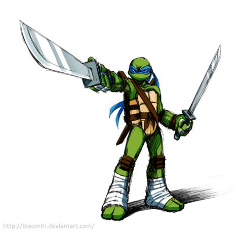 Leonardo(sketch) by BloomTH on deviantART | Teenage mutant ninja turtles art, Tmnt turtles ...