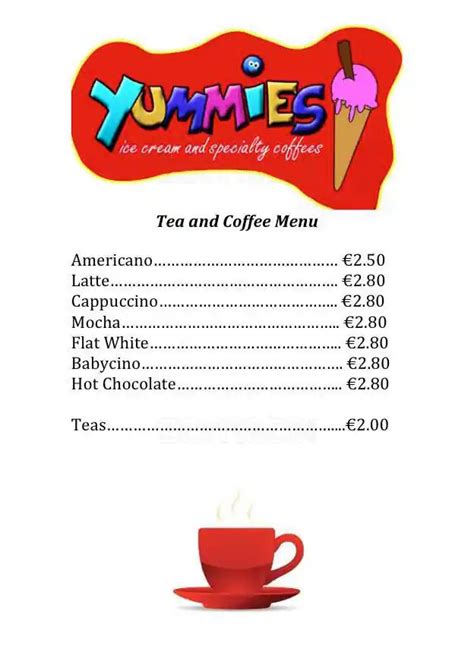 Yummies Menu, Menu for Yummies, Howth, Dublin - Zomato Ireland