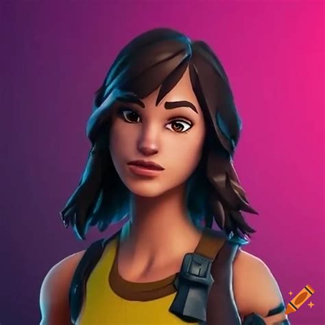 Woman working on a presentation about fortnite on Craiyon