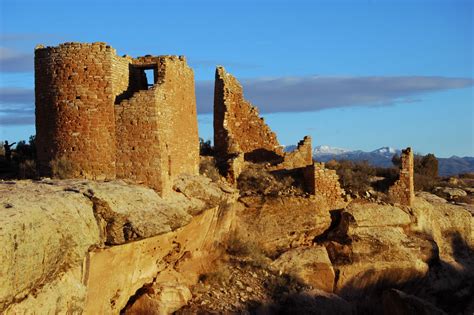 Ancient Anasazi Ruins That Can Be Viewed From A Roadside ...