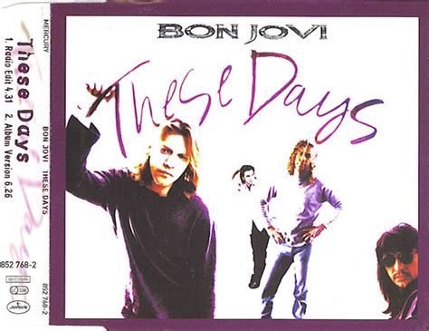 Bon Jovi - These Days (1996, CD) | Discogs