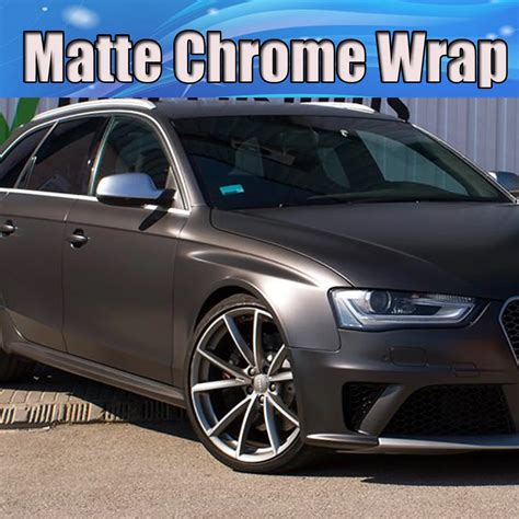 Anthracite Matte Metallic Matte Chrome Vinyl Wrap Air Release Metallic ...