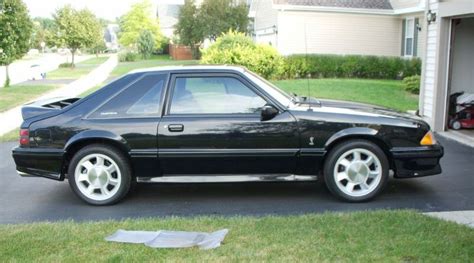 Black 1993 Ford Mustang SVT Cobra Hatchback - MustangAttitude.com Photo ...