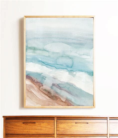 Abstract Beach Landscapewall Art Abstractprintable - Etsy