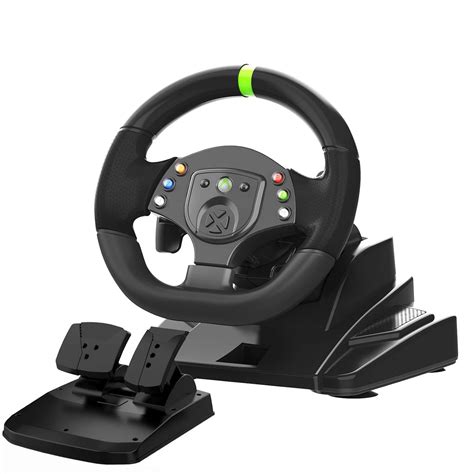 Amazon.com: DOYO Xbox 360 Gaming Racing Steering Wheels with Pedals and Paddle Shifters for PC ...