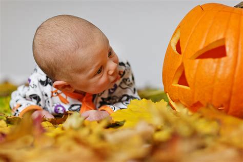 Baby On Halloween Free Stock Photo - Public Domain Pictures