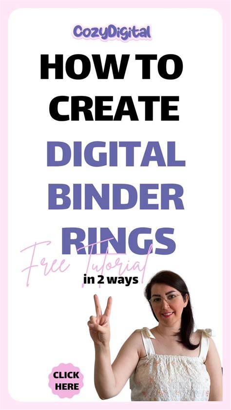 Tutorial of creating digital binder rings – Artofit