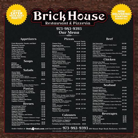 Brick House Restaurant & Pizzeria Grand Re-Opening!