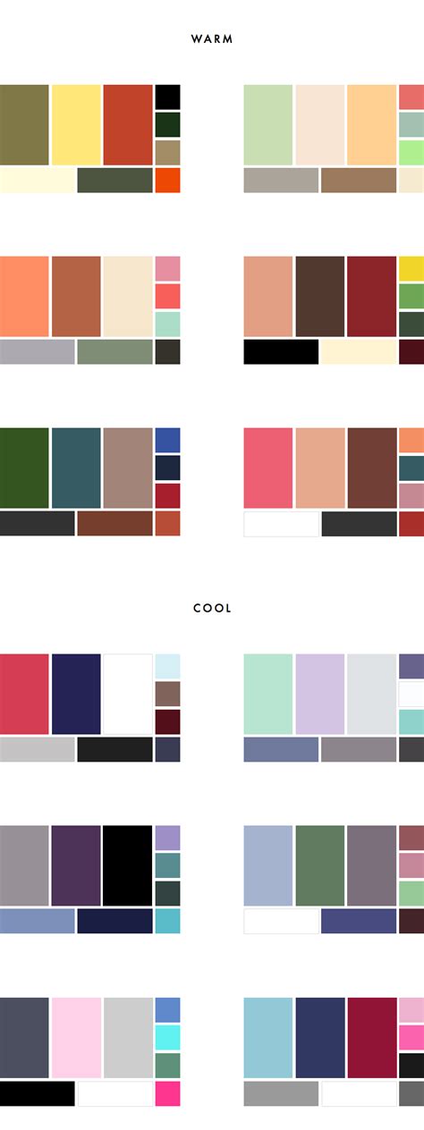 How to choose a colour palette for your wardrobe (+ 36 sample palettes ...