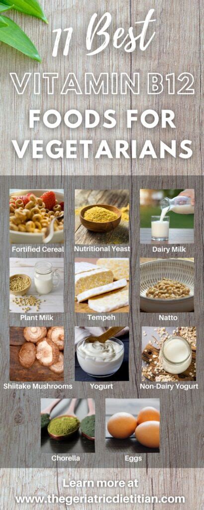 11 Ultimate Vitamin B12 Foods for Vegetarians [Dietitian Approved] - The Geriatric Dietitian