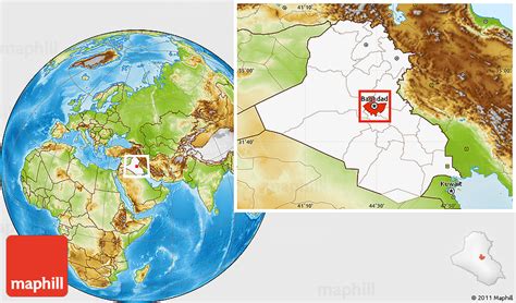 Baghdad Iraq Map