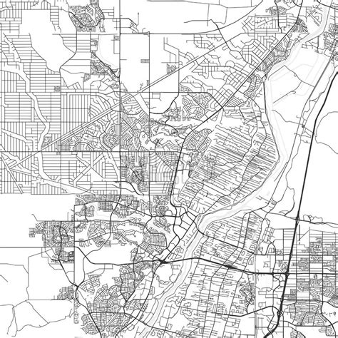 Rio Rancho, New Mexico - Area Map - Light - HEBSTREITS Sketches | Area map, Map, Rio rancho