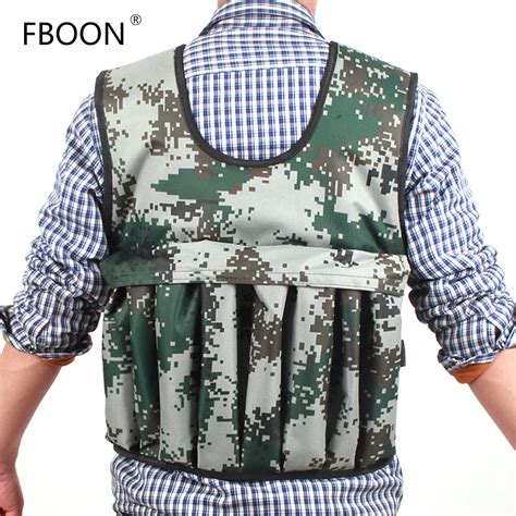 FBOON Boxing Training Loading Weighted Vest Adjustable Fitness Exercise ...