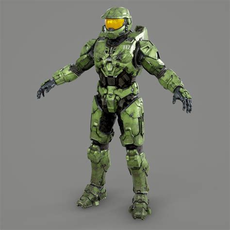 Halo Infinite Master Chief Full Body Armor STL Files 3D model 3D ...