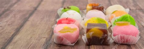 Traditional Japanese sweets Stock Photo by ©akulamatiau 124584844