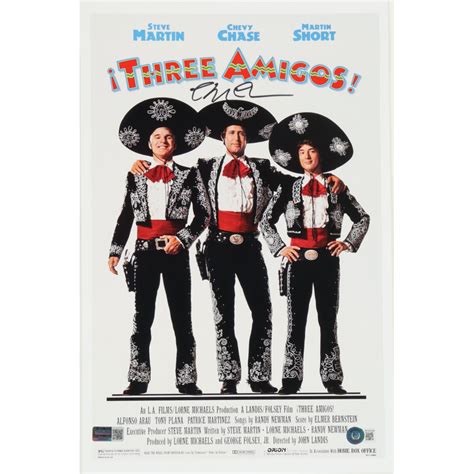 Chevy Chase Signed "Three Amigos!" 11x17 Photo (Beckett) | Pristine Auction