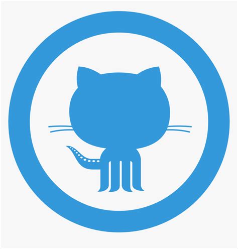 Github Logo Png - Github Icon Blue Png, Transparent Png - kindpng