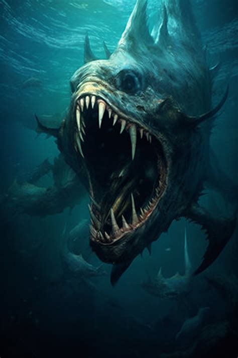 Fangtooth Fish Digital Download Poster Art - Etsy