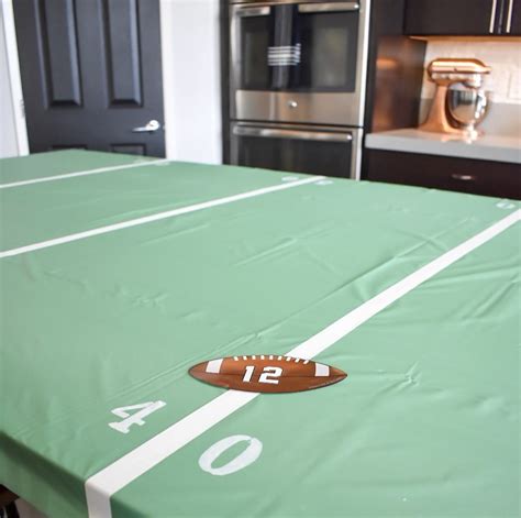 DIY Football Field Table - Ashley Nicole Interiors