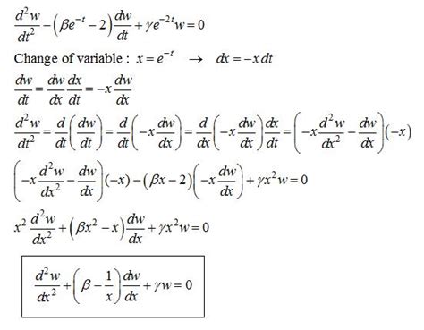 Second-order linear differential equation with variable coefficients - Mathematics Stack Exchange