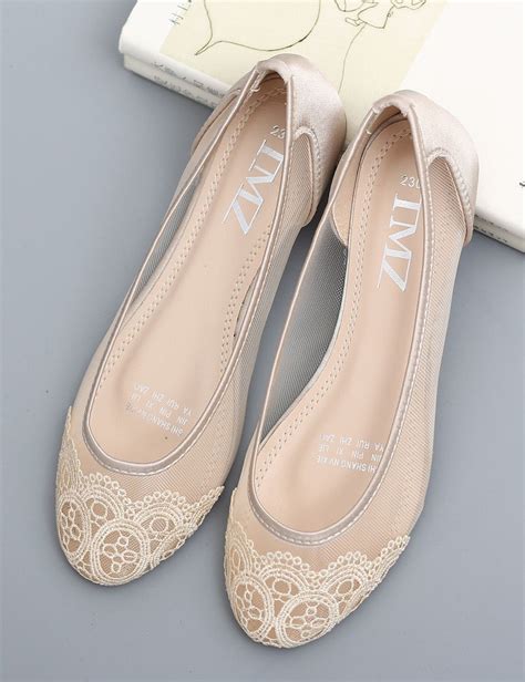 Ballet Wedding Shoes, Lace Ballet Flats, Sparkly Wedding Shoes ...