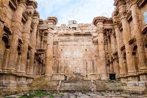 Roman city ruins of the ancient Baalbek in Lebanon - stock photo 775207 | Crushpixel