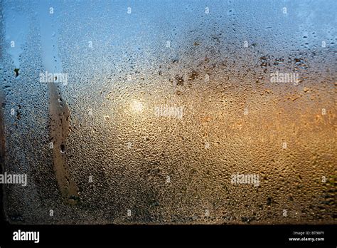 Condensation on a glass window Stock Photo - Alamy