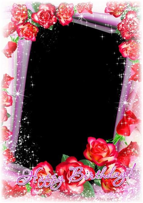 Birthday photo frame - Happy Birthday! ( free Birthday photo frame psd, free download ...