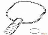 Tennis Racket Coloring Page At GetDrawings  Free Download sketch template