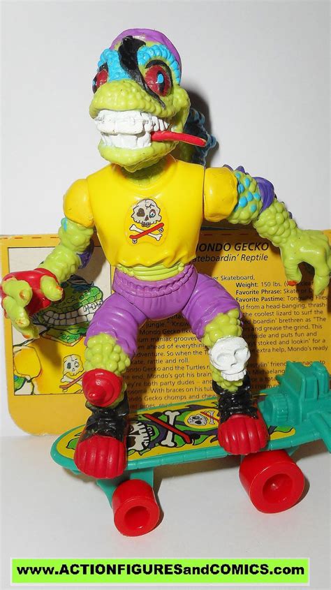 teenage mutant ninja turtles MONDO GECKO vintage 100% complete tmnt | Teenage mutant ninja ...