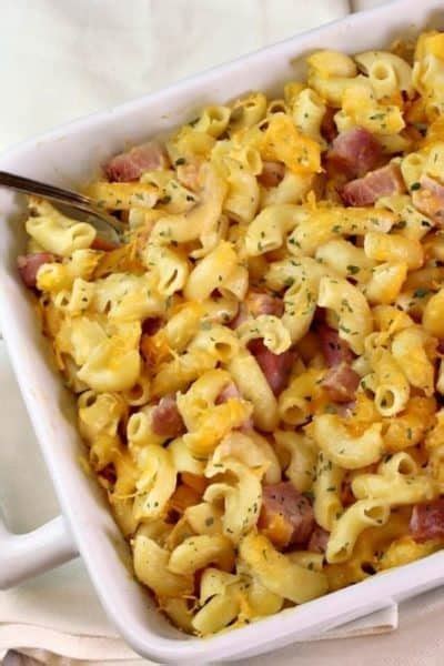 Baked Mac and Cheese with Ham Casserole | It Is A Keeper