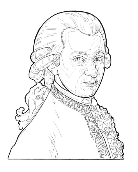 Music History: Mozart, Rondo (Powerpoint + Coloring Page) - Coloring Home