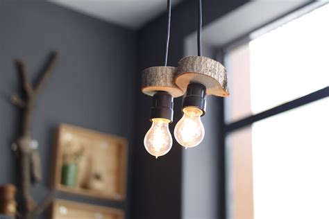 2 Turned on Hanging Lamps · Free Stock Photo