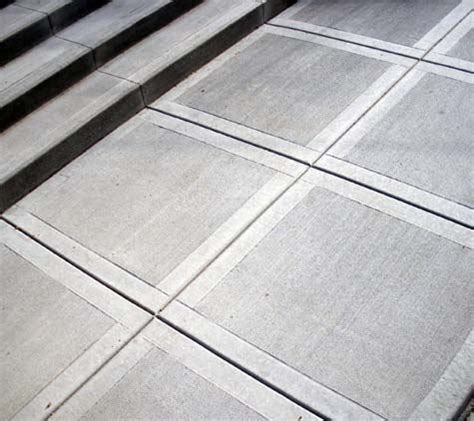 "Window-pane" Concrete Finish Scoring can be combined with wide tooling ...